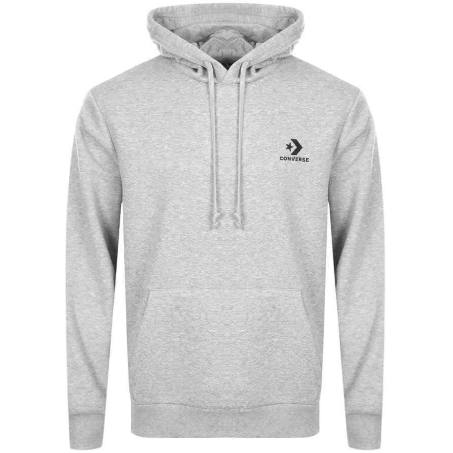 Alternative Image for ProductConverse Star Chevron Logo Hoodie Grey1